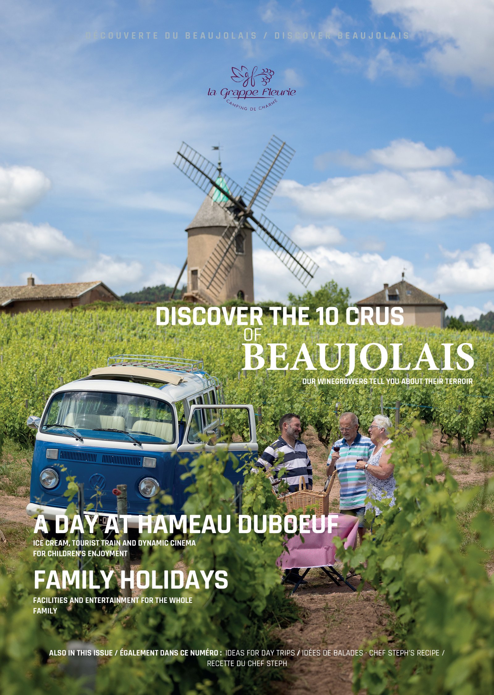 Magazine La Grappe Fleurie — couverture Beaujolais