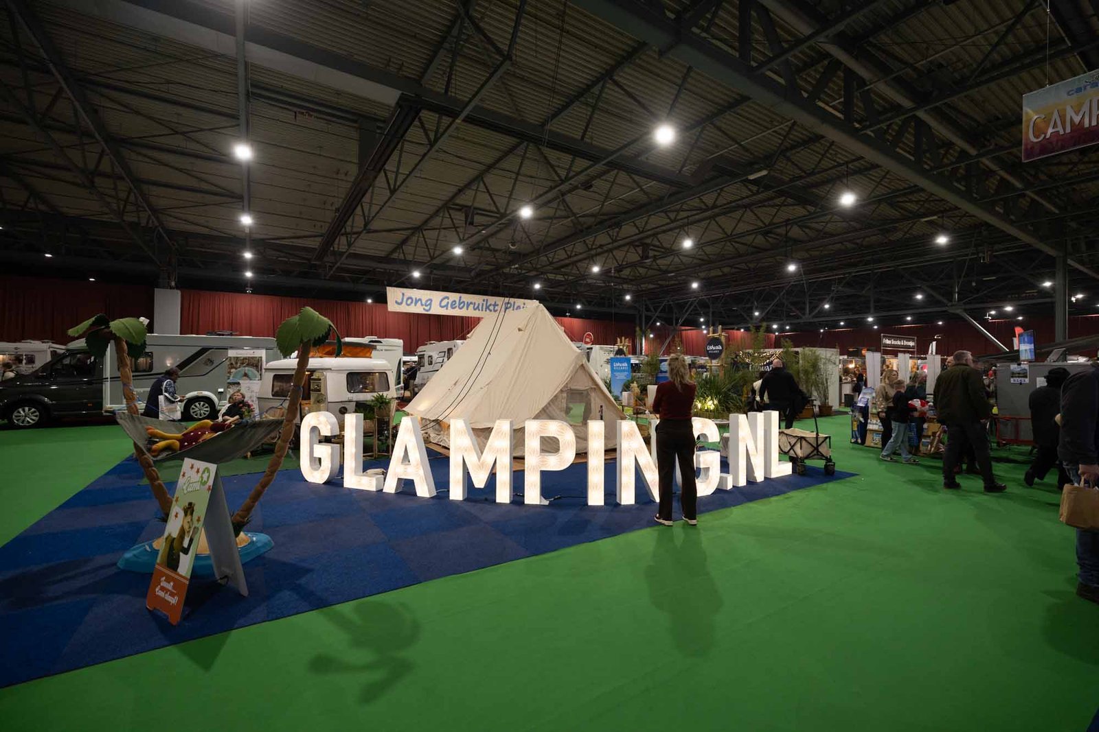 Atmosphere du salon Caravana à Leeuwarden, Pays-Bas